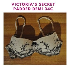 ✨Victoria's Secret Padded Demi 34C with Sparkles ✨